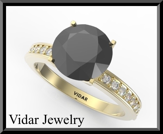 Black And White Diamond Engagement Rings For Women
 Black And White Diamond Engagement Ring For Women