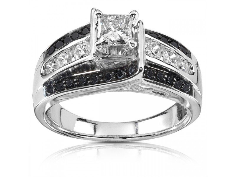 Black And White Diamond Engagement Rings For Women
 Black and White Diamond Engagement Rings for Women