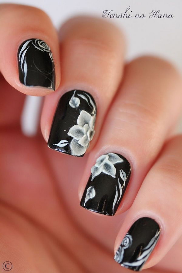 Black And White Nail Art Design
 Black and White Nail Art Designs Perfect Match For Any