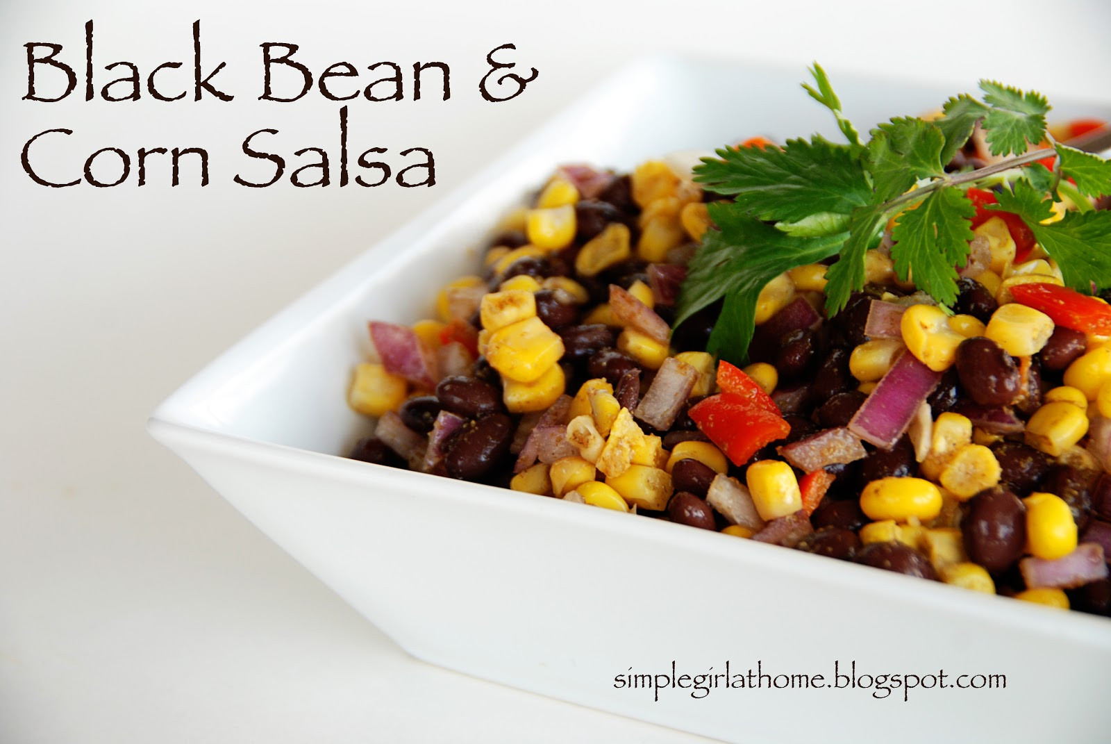 Black Bean Salsa Recipes
 Simple Girl Black Bean and Corn Salsa