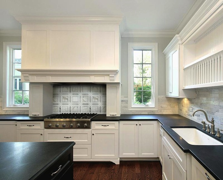 Black Kitchen Countertops
 Honed Black Countertops Transitional kitchen