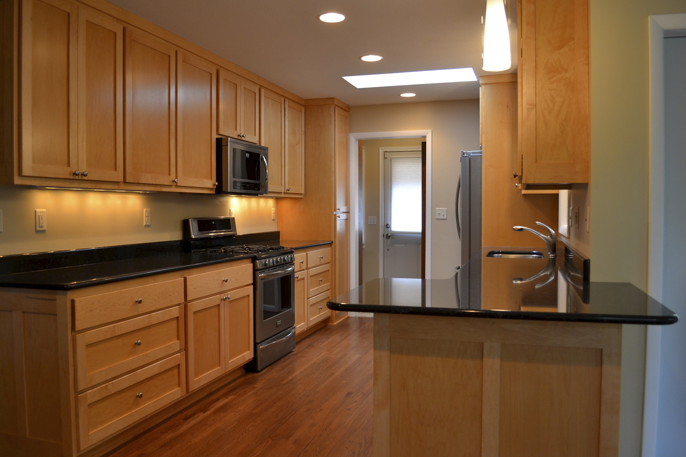 Black Kitchen Countertops
 From Black to White Kitchen Remodel