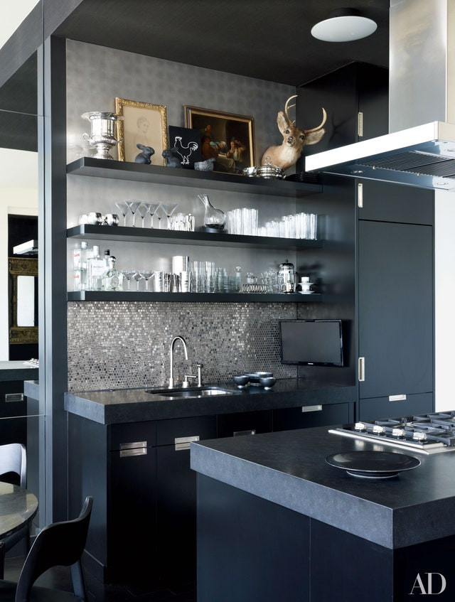 Black Kitchen Countertops With Backsplash
 25 Black Countertops to Inspire Your Kitchen Renovation