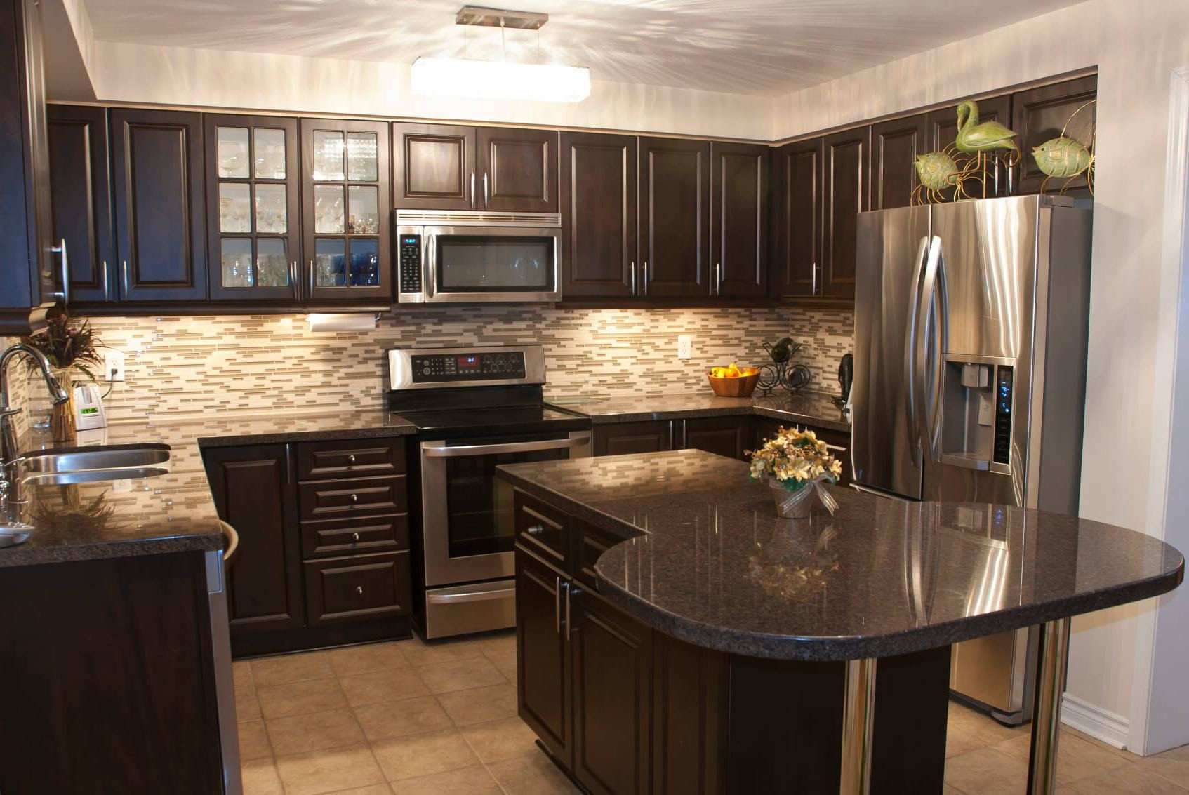 Black Kitchen Countertops With Backsplash
 Kitchen Backsplash Ideas Black Granite Countertops