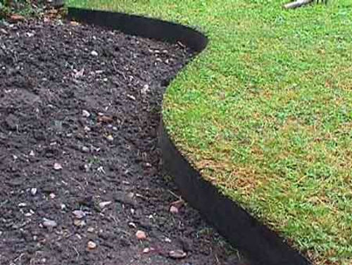 Black Landscape Edging
 Smartedge Easy Lawn Edging Plastic Small Garden Border
