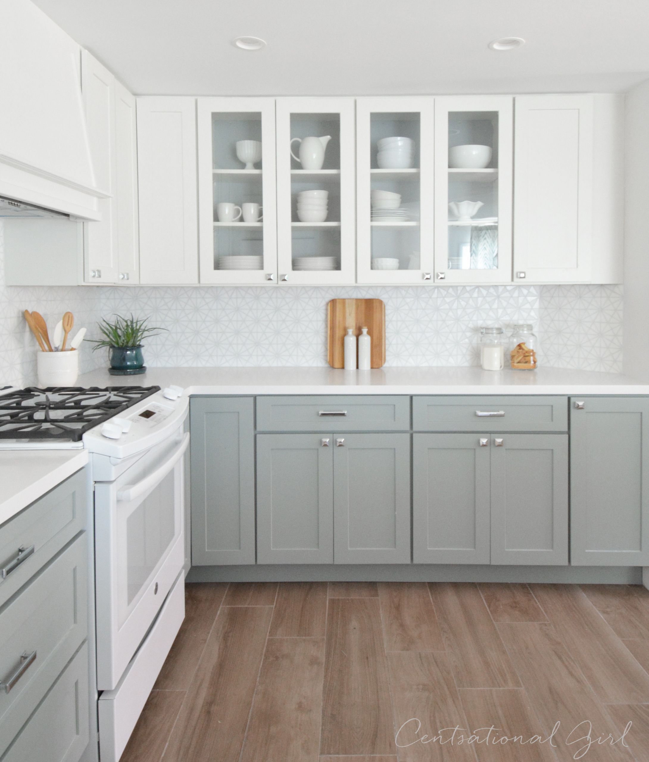 Black White And Grey Kitchen
 MarilynKelvin Kitchen Remodel