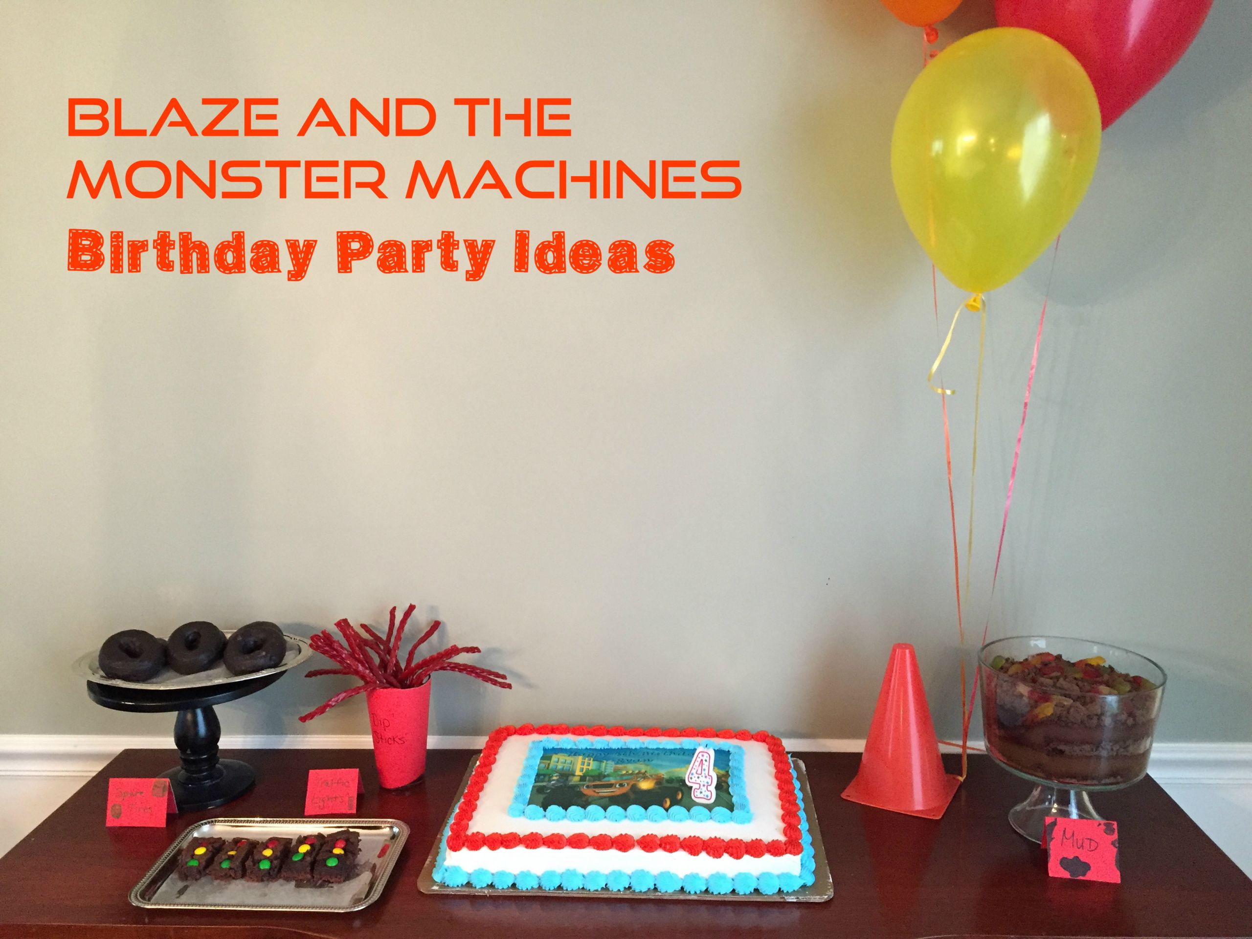 Blaze Birthday Party Ideas
 Blaze and the Monster Machines Party Girl Gone Mom