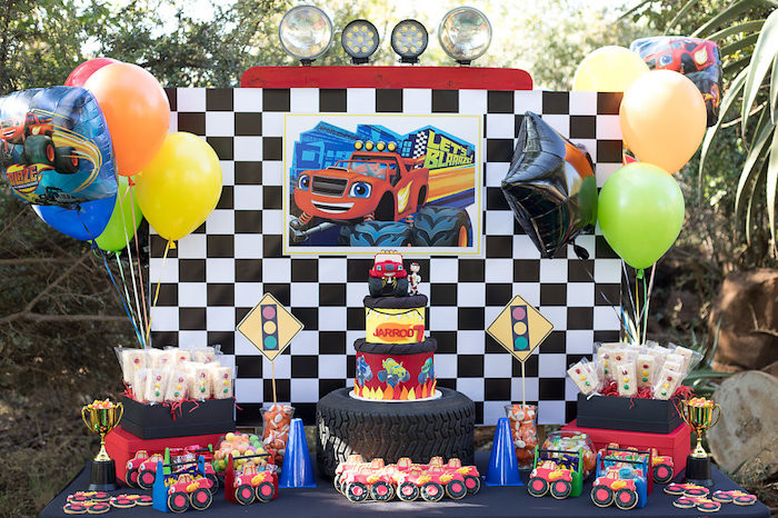 Blaze Birthday Party Ideas
 Kara s Party Ideas Blaze and the Monster Machines Birthday