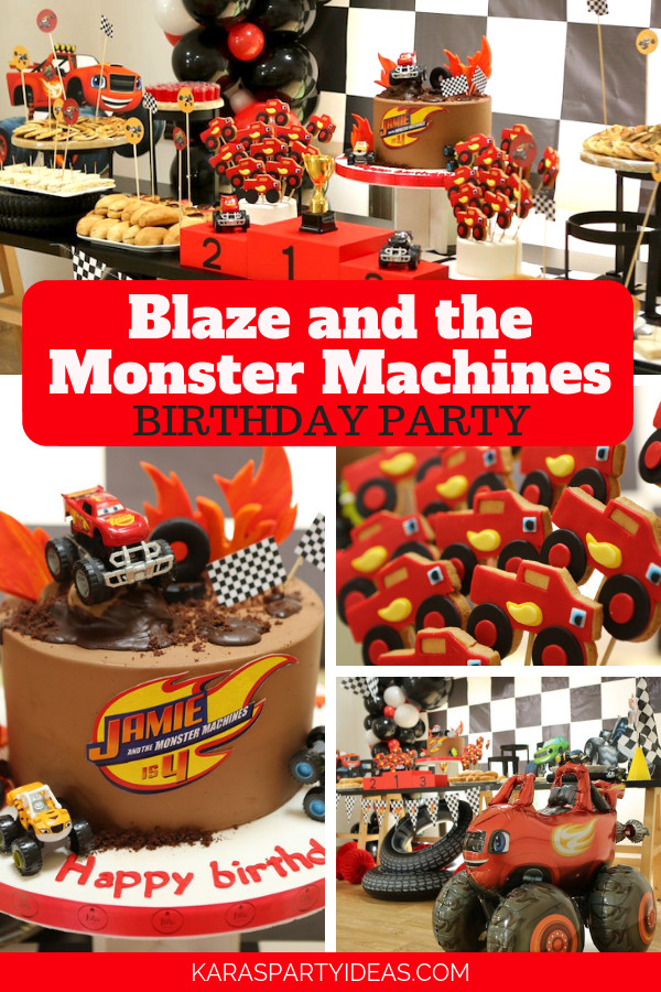 Blaze Birthday Party Ideas
 Kara s Party Ideas Blaze and the Monster Machines Birthday