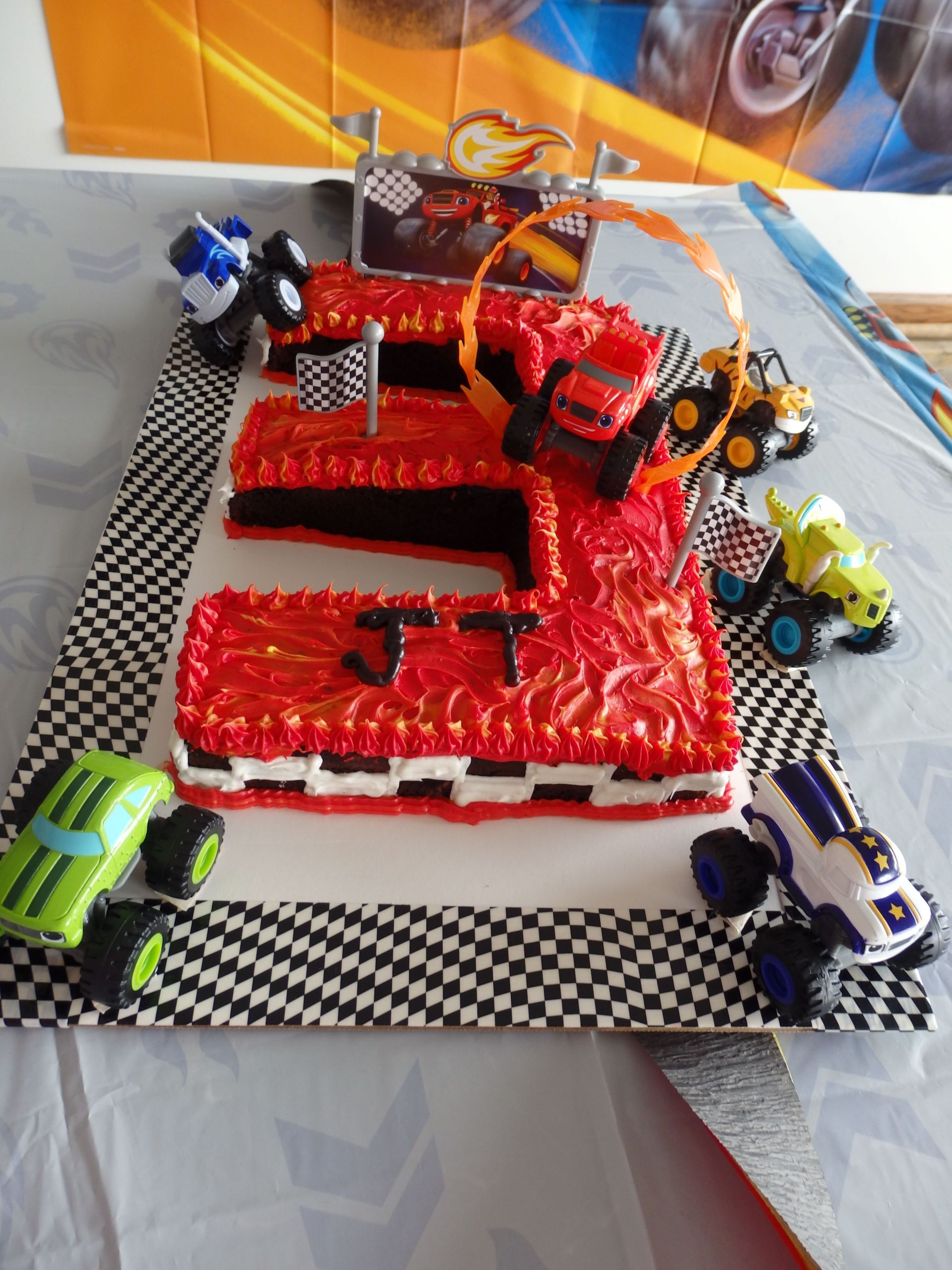 Blaze Birthday Party Ideas
 Super cool Blaze and the Monster Machines birthday cake