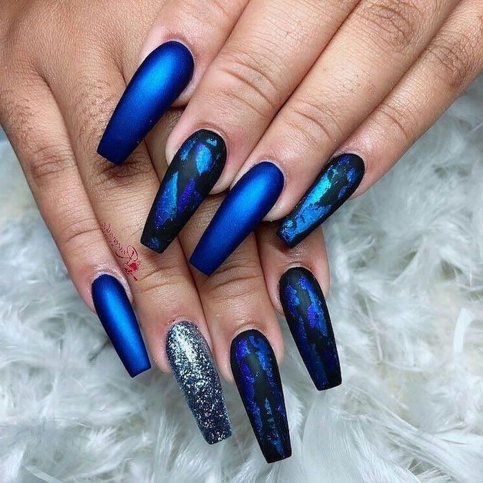 Blue And Black Nail Designs
 1001 ideas for nail designs suitable for every nail shape