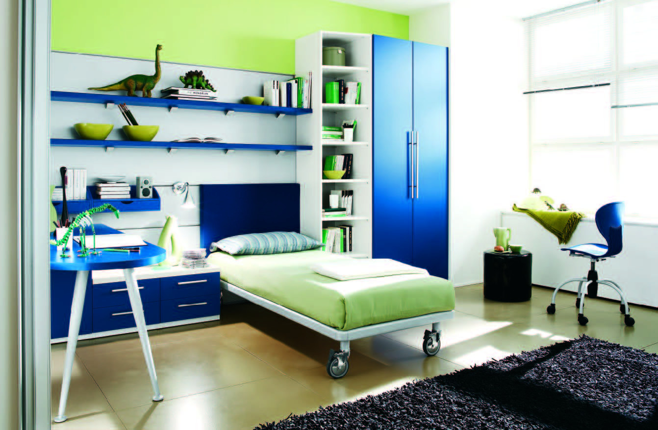 Blue And Green Kids Room
 Fabulous modern themed rooms for boys and girls
