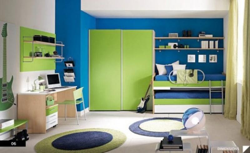 Blue And Green Kids Room
 15 Cool Blue and Green Boy’s Bedroom Design Ideas Rilane