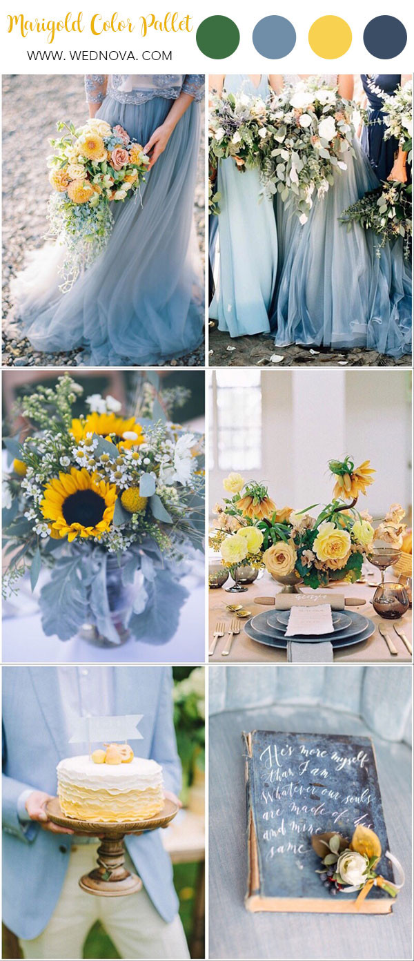Blue And Yellow Wedding Colors
 Summer Wedding Color 10 Yellow Wedding Ideas to Have