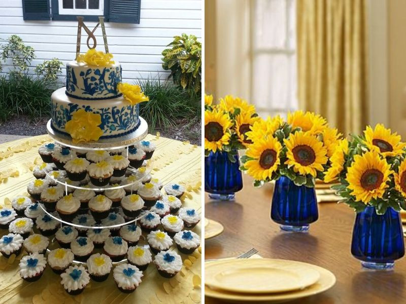 Blue And Yellow Wedding Colors
 Inspirations for Blue and Yellow Wedding Colors