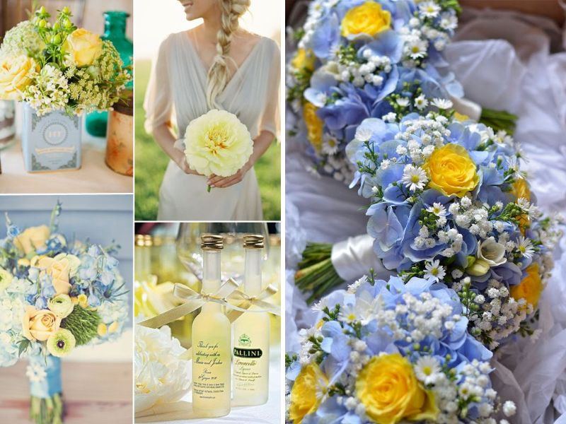 Blue And Yellow Wedding Colors
 Inspirations for Blue and Yellow Wedding Colors