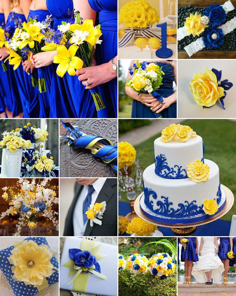 Blue And Yellow Wedding Colors
 Blue and Yellow Weddings