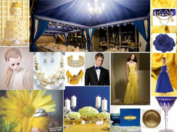 Blue And Yellow Wedding Colors
 The Meaning of Yellow and Blue Wedding Colors