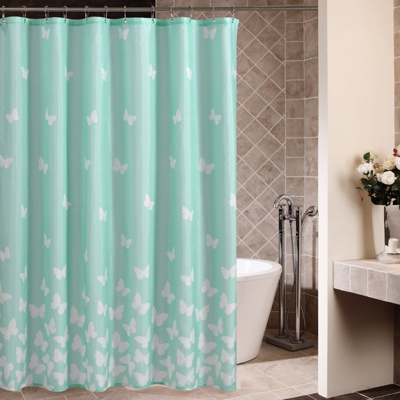 Blue Bathroom Shower Curtains
 High grade European and American quality polyester cloth