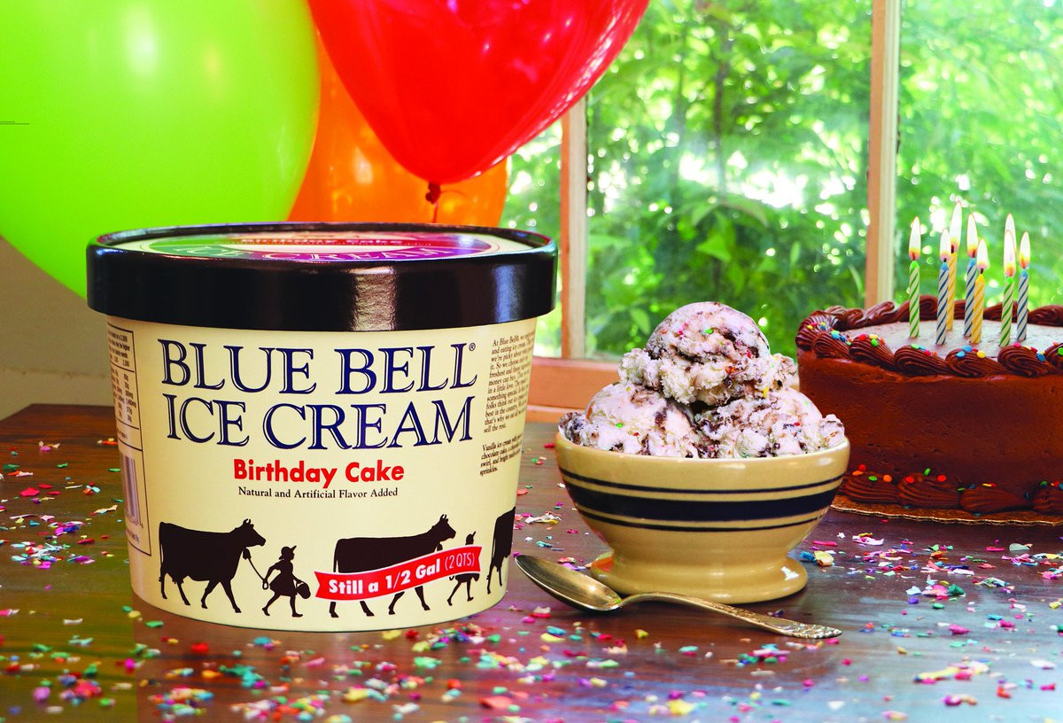 Blue Bell Birthday Cake Ice Cream
 Zona Trahan ZonaTrahan