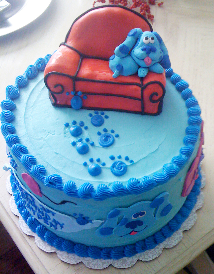 Blue Birthday Cakes
 Blue s Clues Birthday Cake CakeCentral