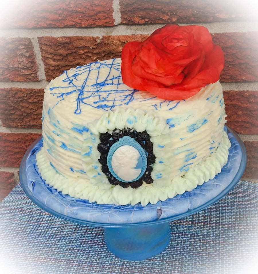 Blue Birthday Cakes
 Blue Themed Birthday Cake CakeCentral