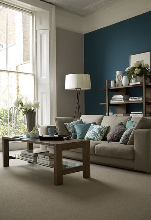 Blue Gray Living Room Ideas
 26 Cool Brown And Blue Living Room Designs DigsDigs