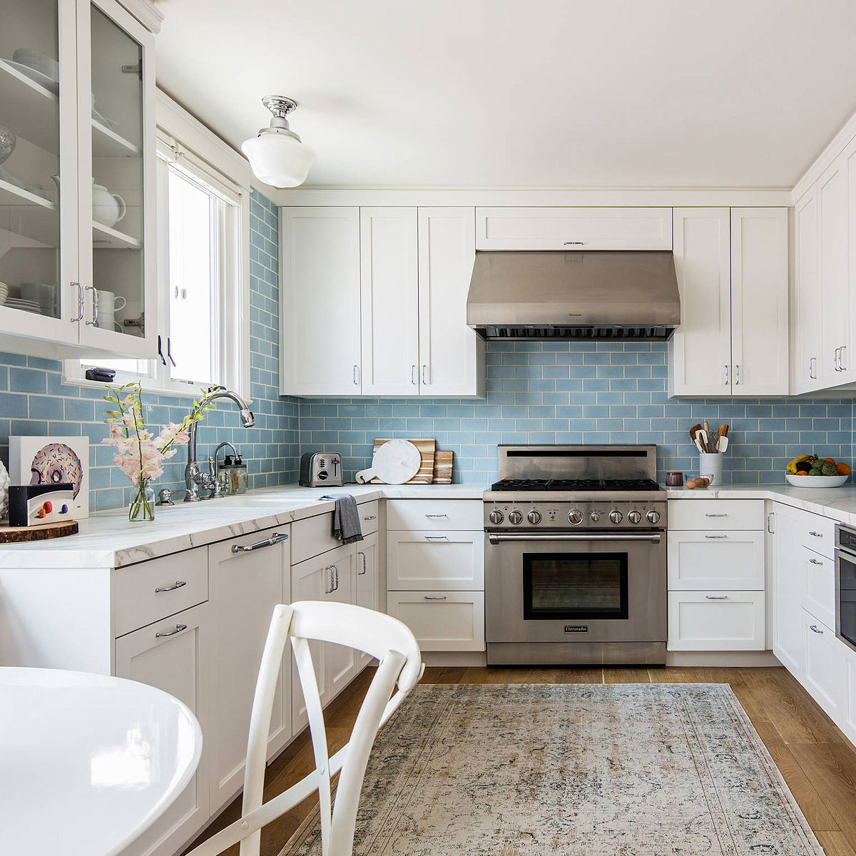 Blue Kitchen Tile Backsplash
 75 Blue Backsplash Ideas Navy Aqua Royal or Coastal