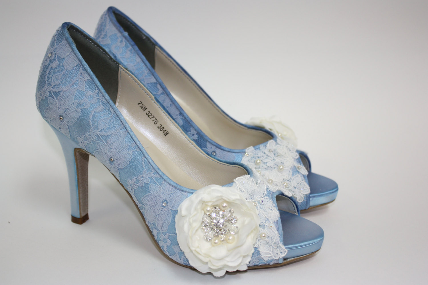 Blue Lace Wedding Shoes
 Wedding Shoes Lace Shoes Blue Lace Shoes Handmade Flower