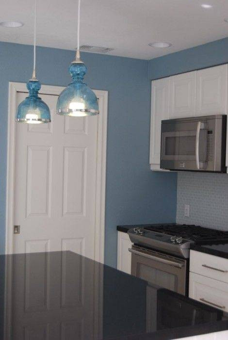 Blue Pendant Lights Kitchen
 15 Ideas of Blue Pendant Lights for Kitchen