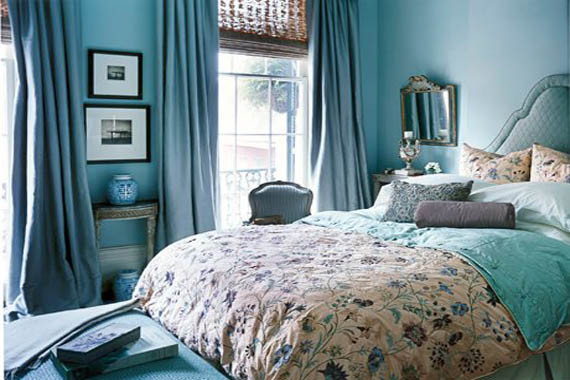 Blue Shabby Chic Bedroom
 Blue Shabby Chic