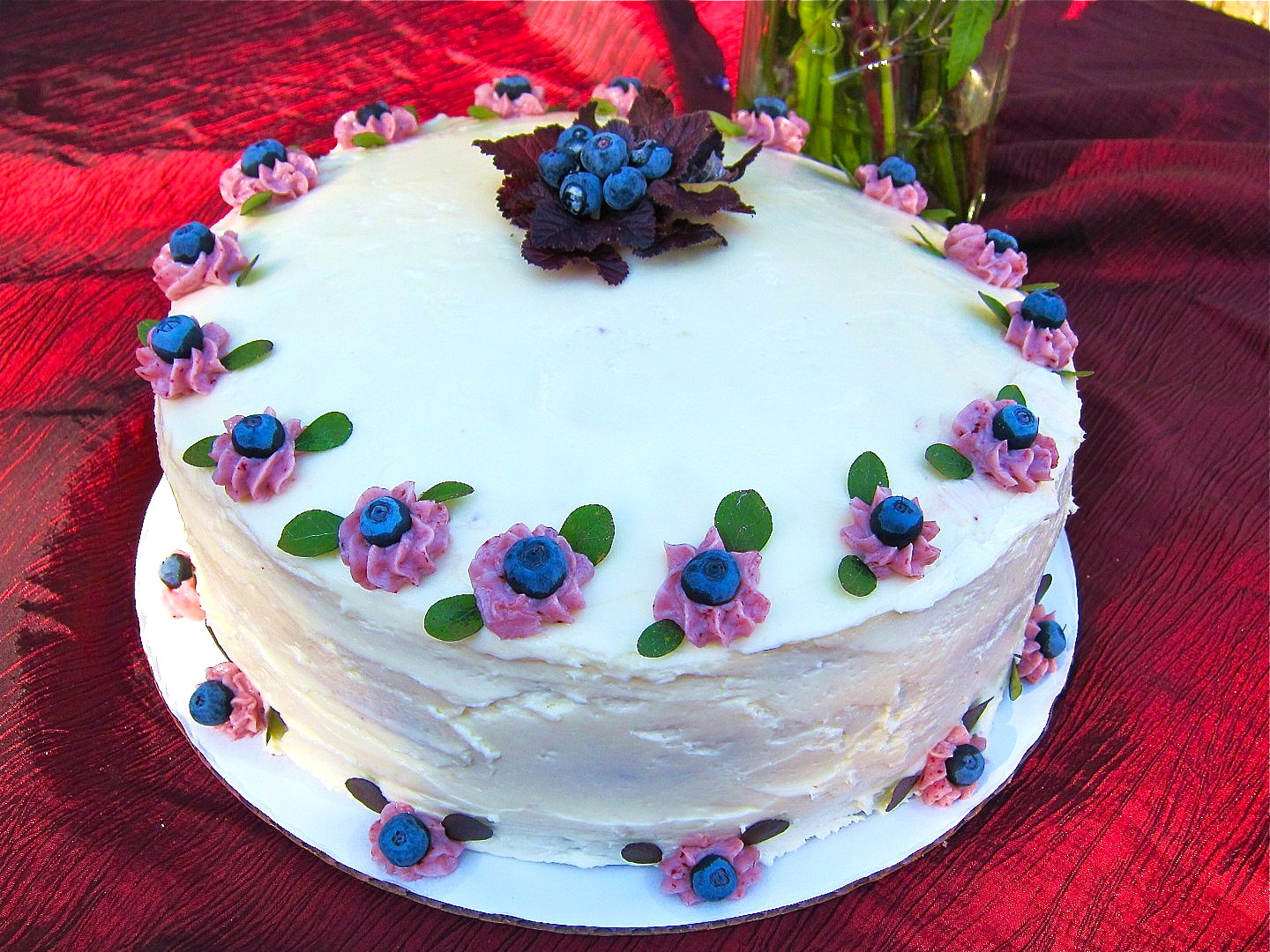 Blueberry Birthday Cake
 Arctic Garden Studio Lemon Butter Cake with Blueberry