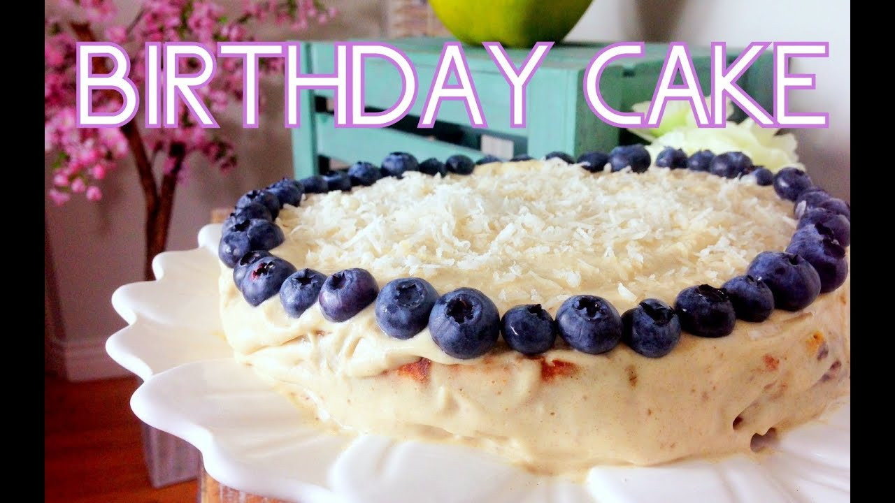 Blueberry Birthday Cake
 Lemon Blueberry Birthday Cake