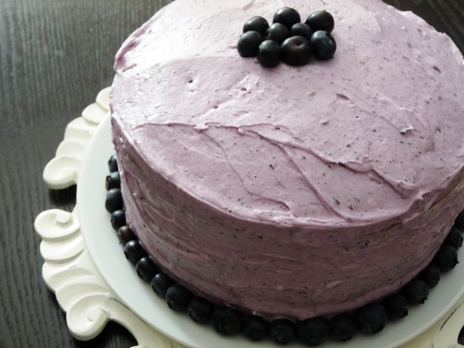 Blueberry Birthday Cake
 Lemons Blueberries = Birthday Cake
