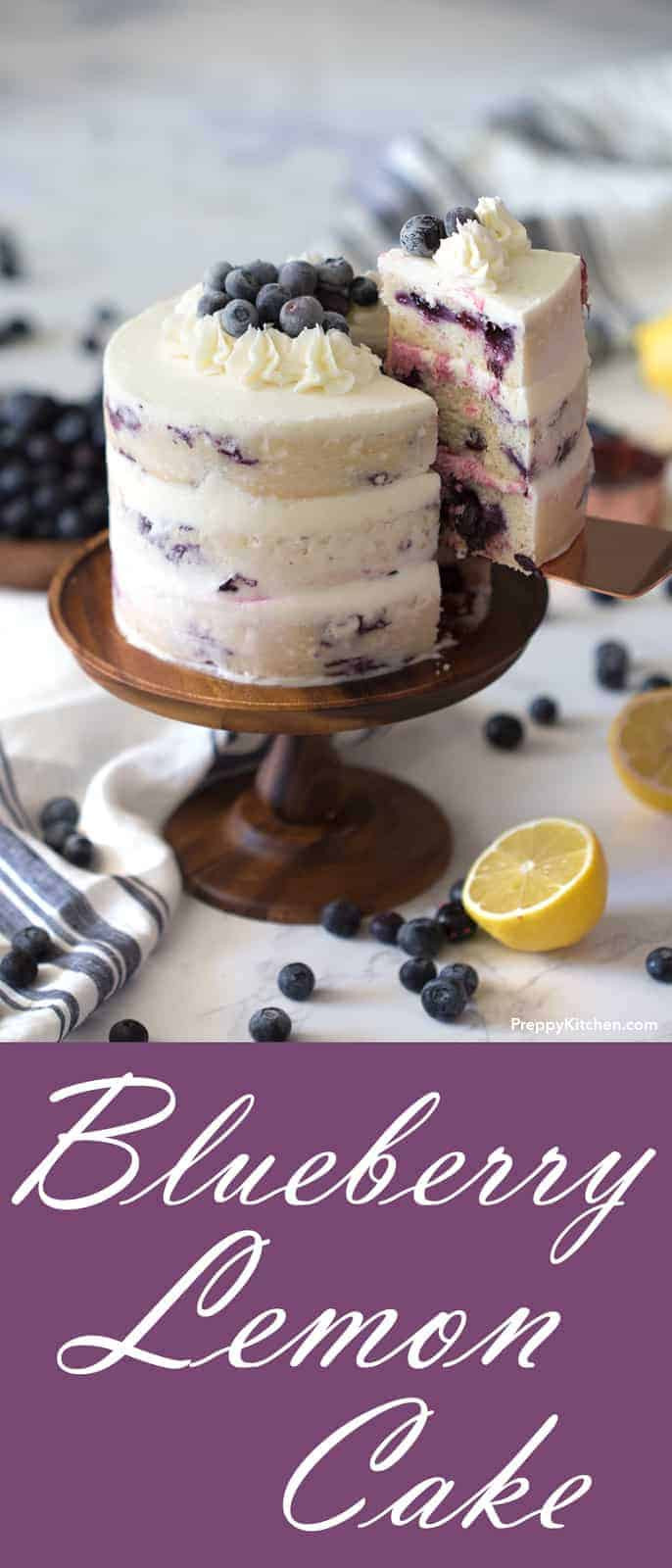 Blueberry Birthday Cake
 Lemon Blueberry Cake Preppy Kitchen