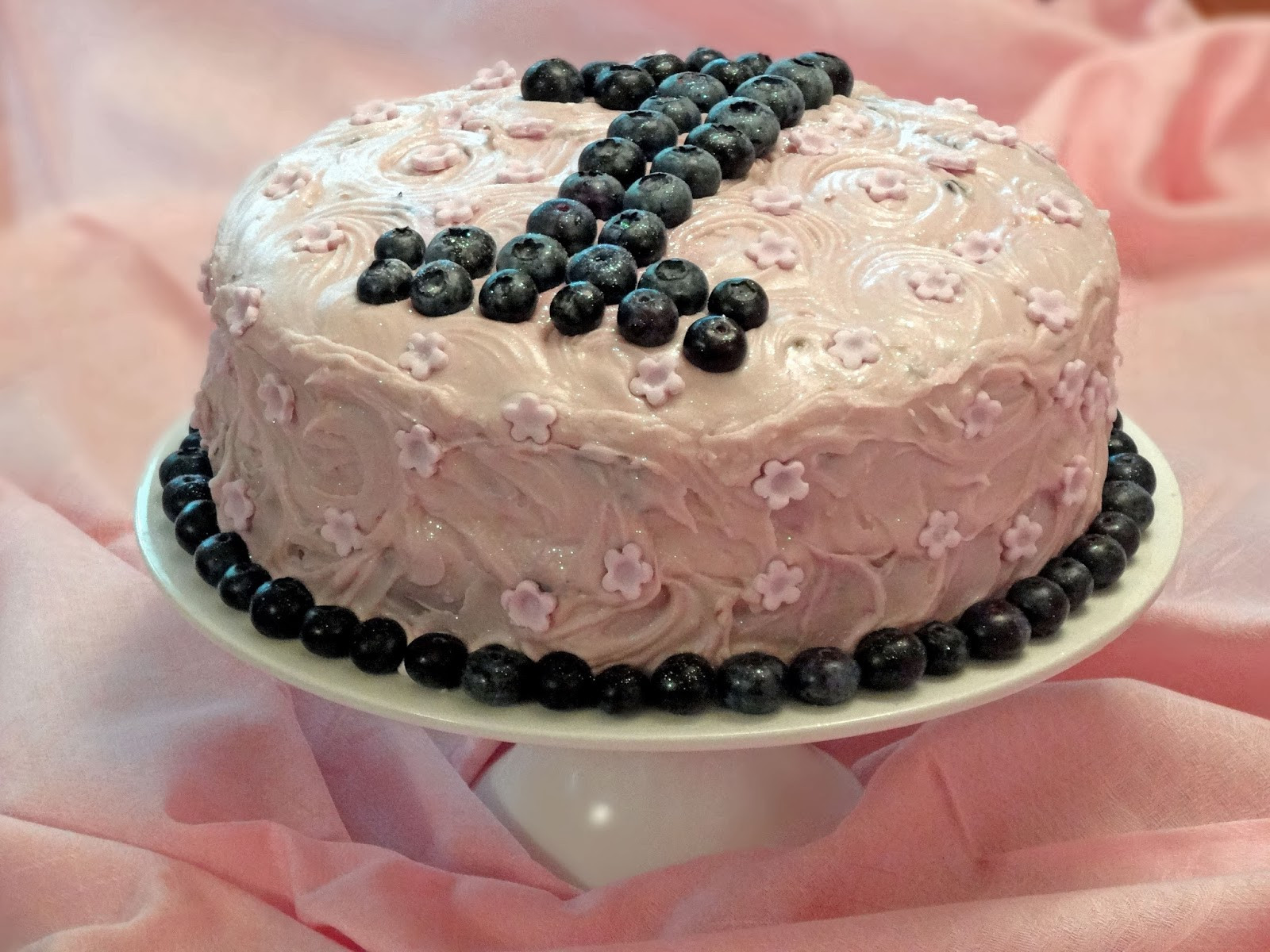 Blueberry Birthday Cake
 Rosie Bakes It Special Cakes