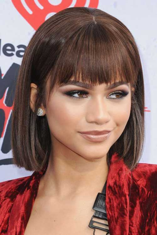 Bob Hairstyle With Bangs
 Blunt Bob Hairstyles with Bangs