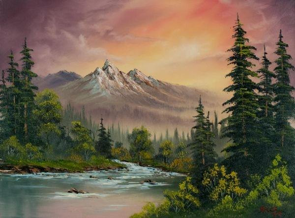 Bob Ross Landscape Paintings
 Did famed television artist Bob Ross ever paint anything