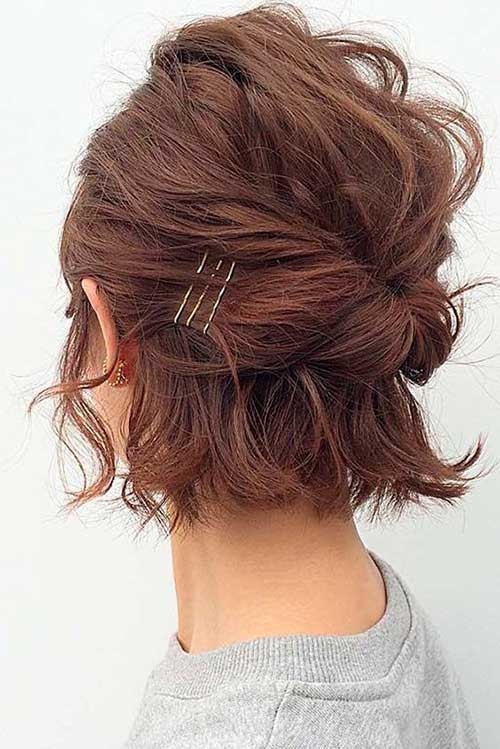 Bob Updo Hairstyles
 Eye Catching Updo Hairstyles for Bob Haircuts