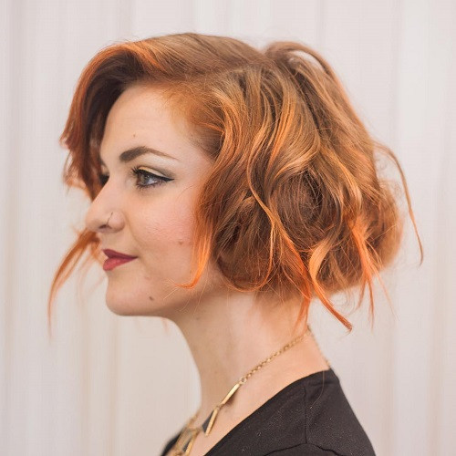 Bob Updo Hairstyles
 40 Gorgeous Wavy Bob Hairstyles with An Extra Touch of