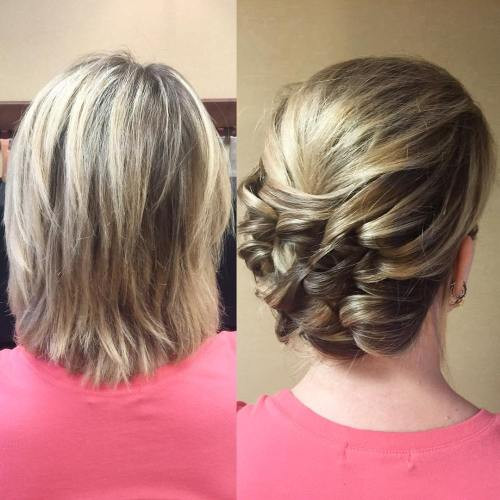 Bob Updo Hairstyles
 50 Hottest Prom Hairstyles for Short Hair