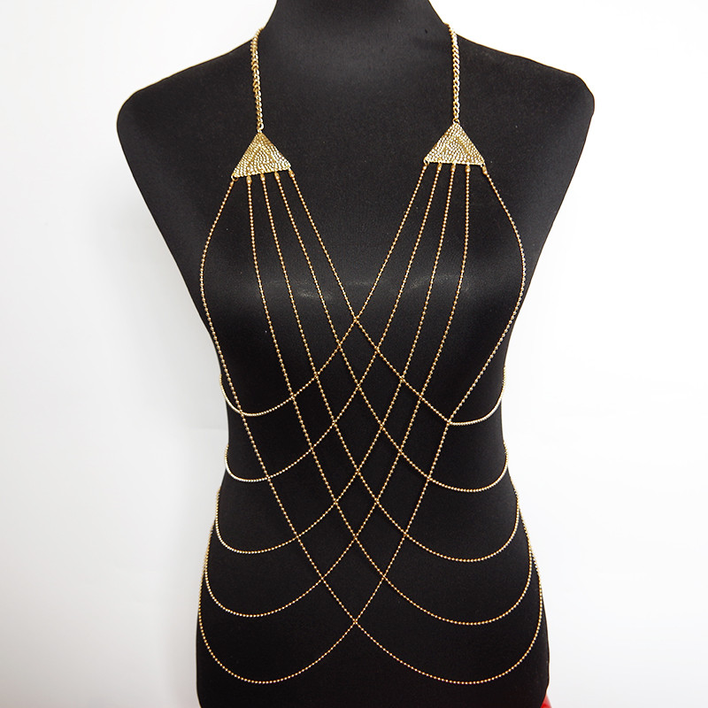 Body Chain Necklace
 Body Chain Necklace Multilayer Necklaces&Pendants Female