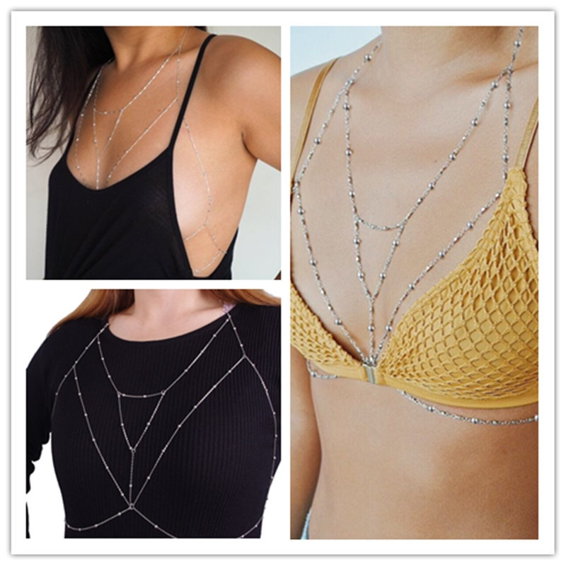 Body Jewelry Beach
 New Body Jewelry Beach y Bikini Harness Necklaces