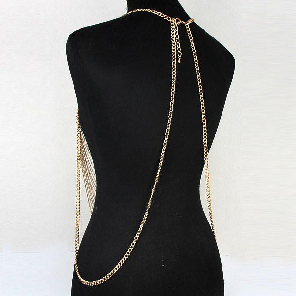 Body Jewelry Choker
 28" body chain collar choker bikini necklace bathing suit