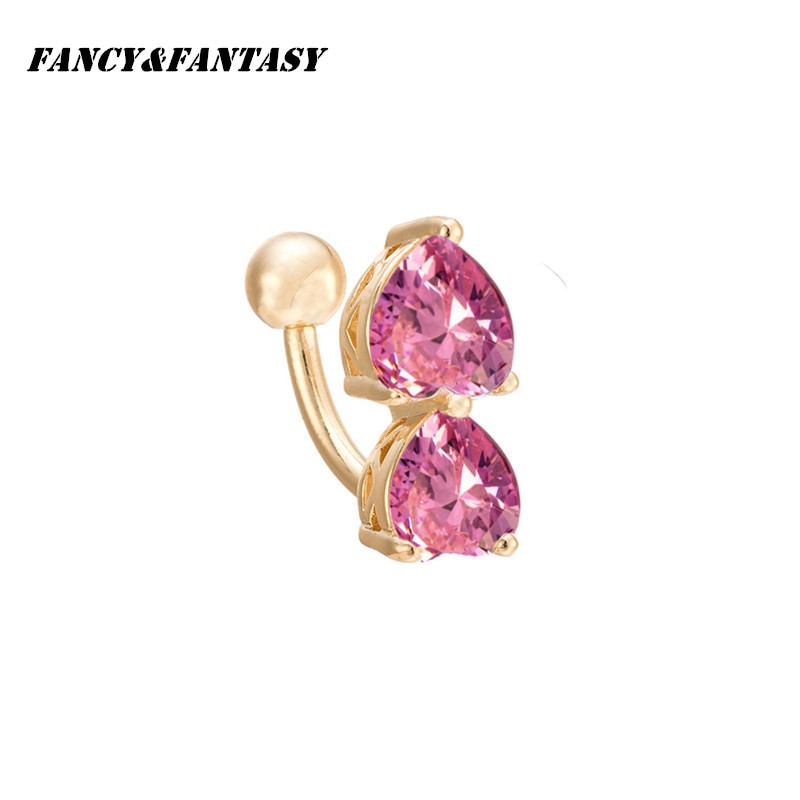 Body Jewelry Fantasy
 Fancy&Fantasy Hot Body Jewelry Crystauble Heart shape