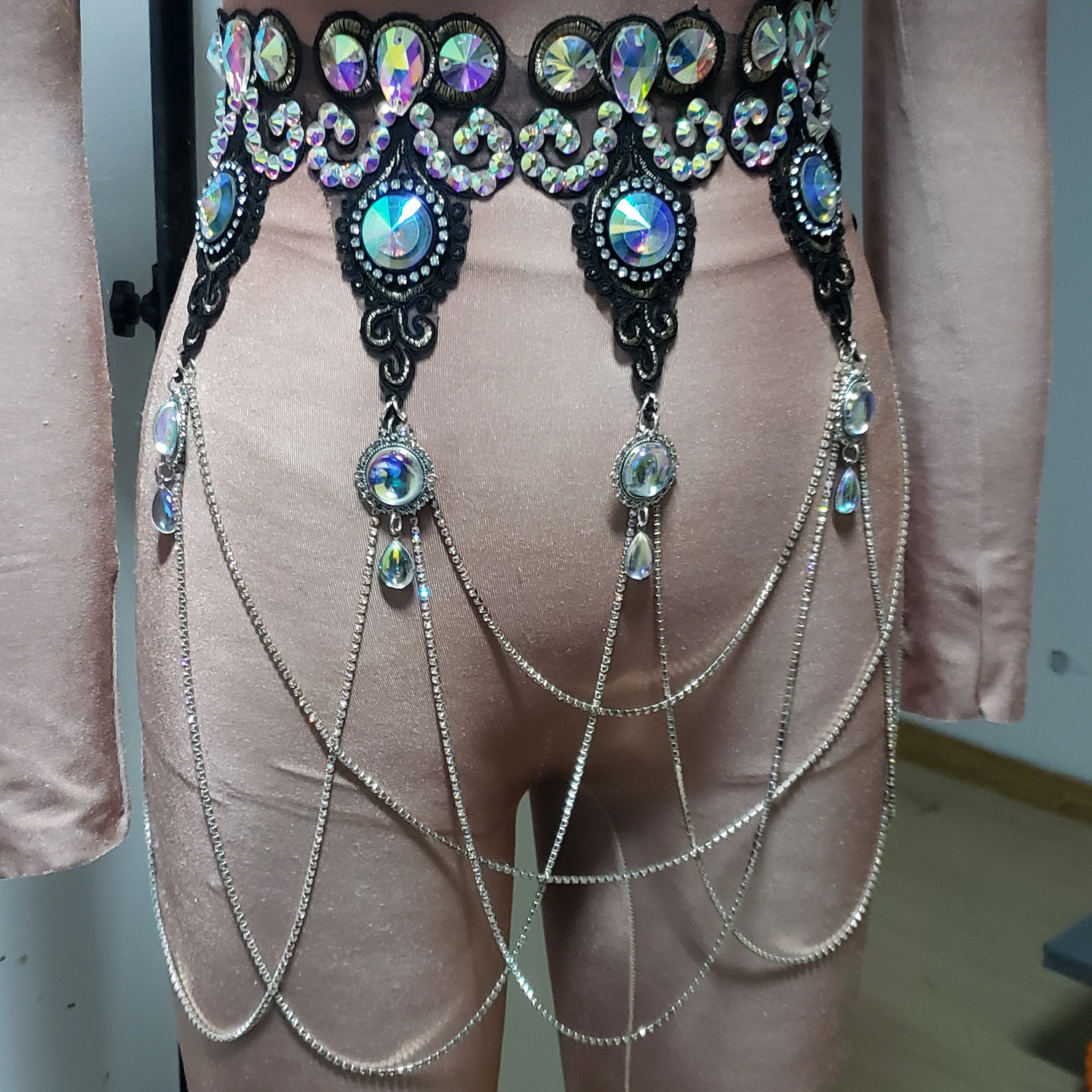 Body Jewelry Rave
 US$ 135 Burning Man Festival Rave EDC Holographic
