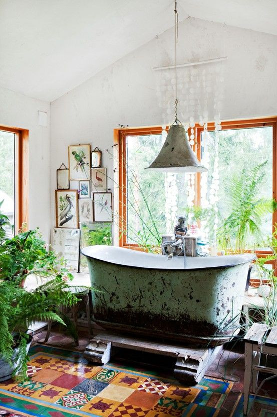 Bohemian Bathroom Decor
 36 Bright Bohemian Bathroom Design Ideas DigsDigs