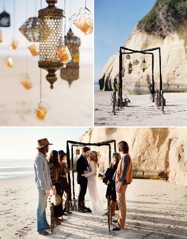 Bohemian Beach Wedding
 Bohemian Beach Wedding Ideas