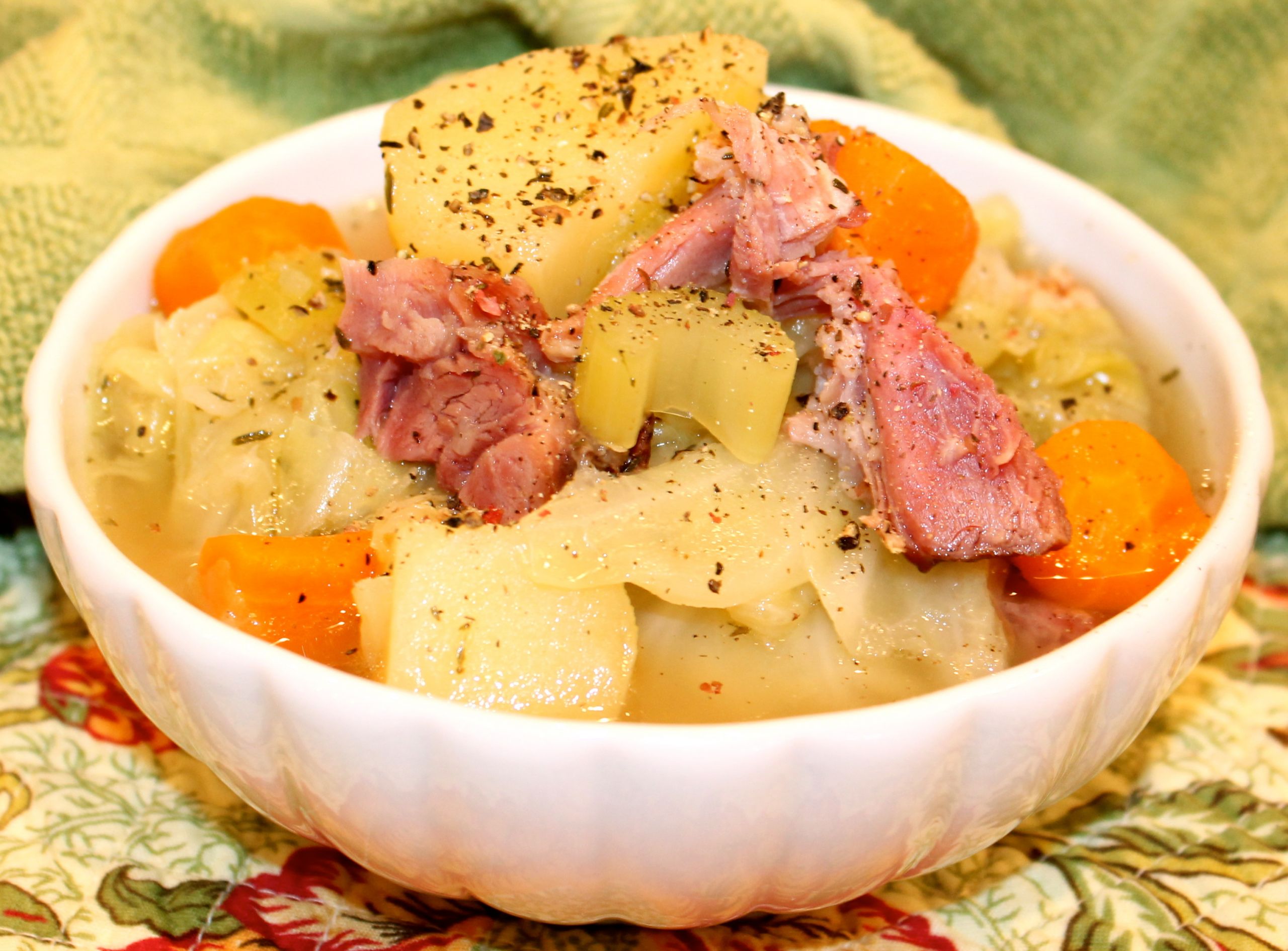 Boiled Dinner Recipe
 ham and cabbage boiled dinner