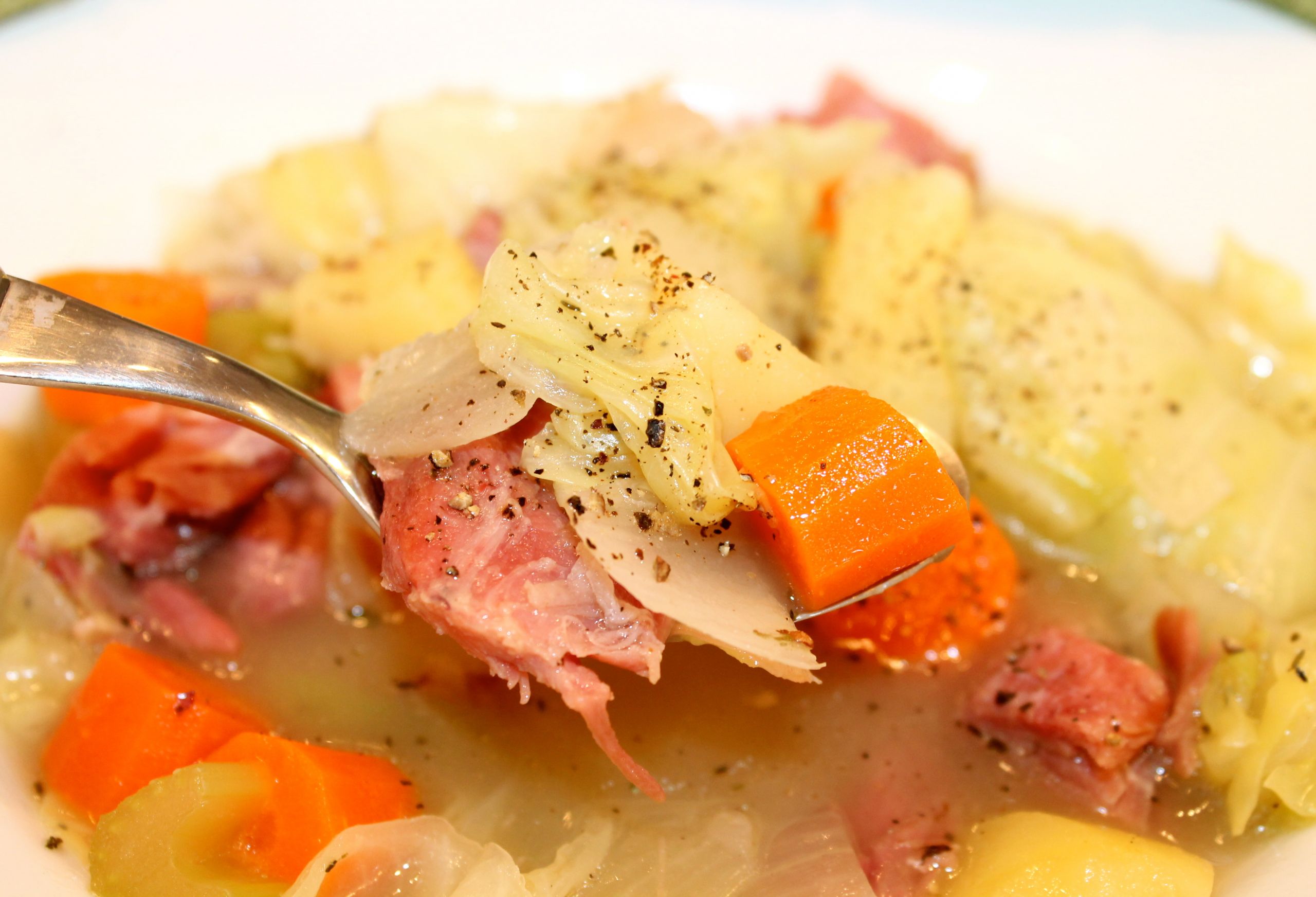 Boiled Dinner Recipe
 ham and cabbage boiled dinner